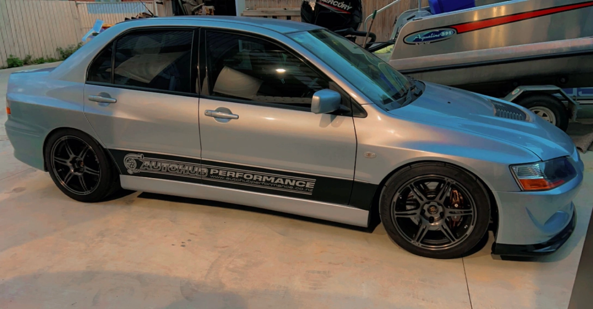 Evo 8 door banner in Papatoetoe Auckland