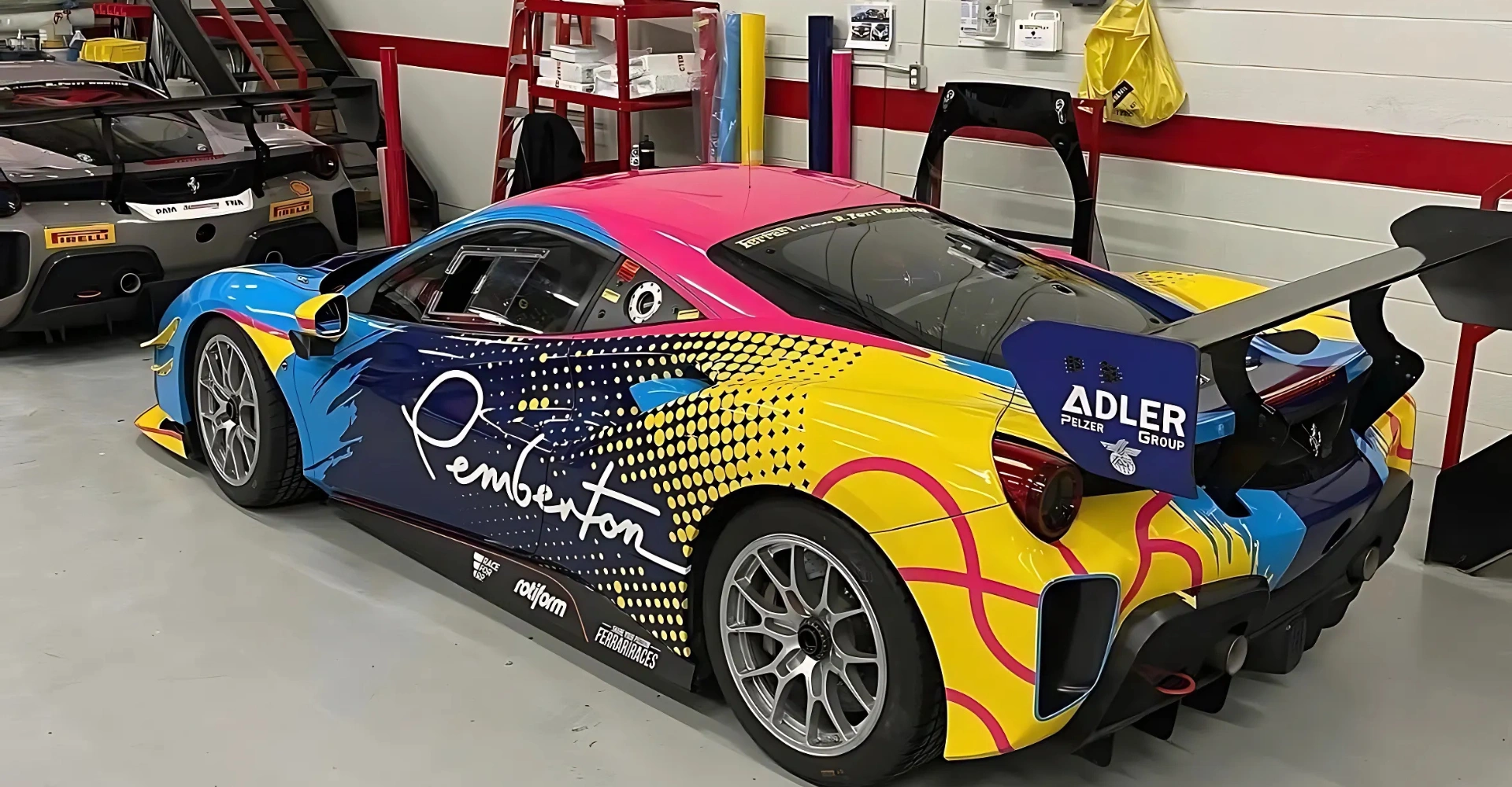 Ferrari Wrap in New Market Auckland