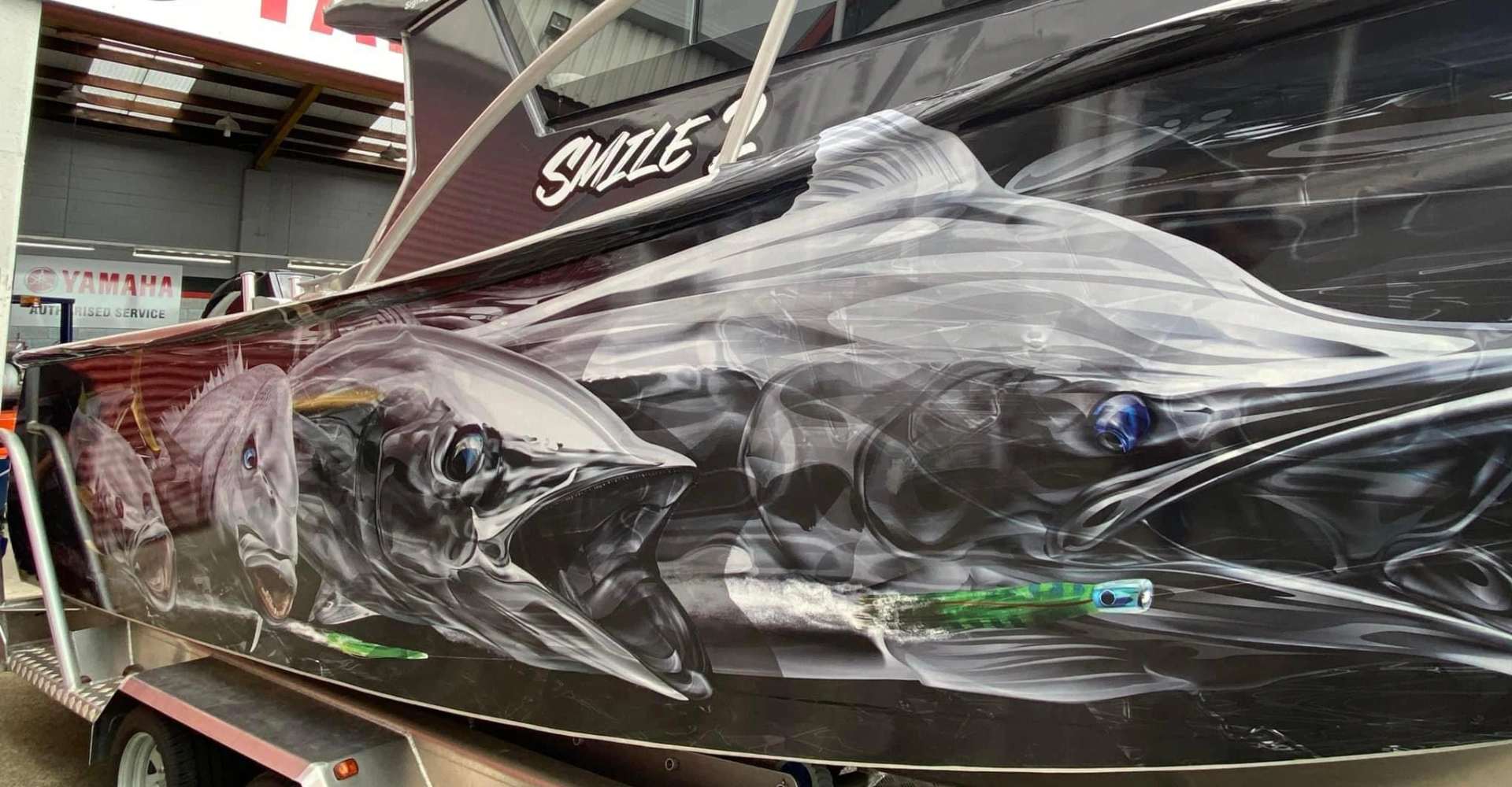 Boat wrap in Auckland