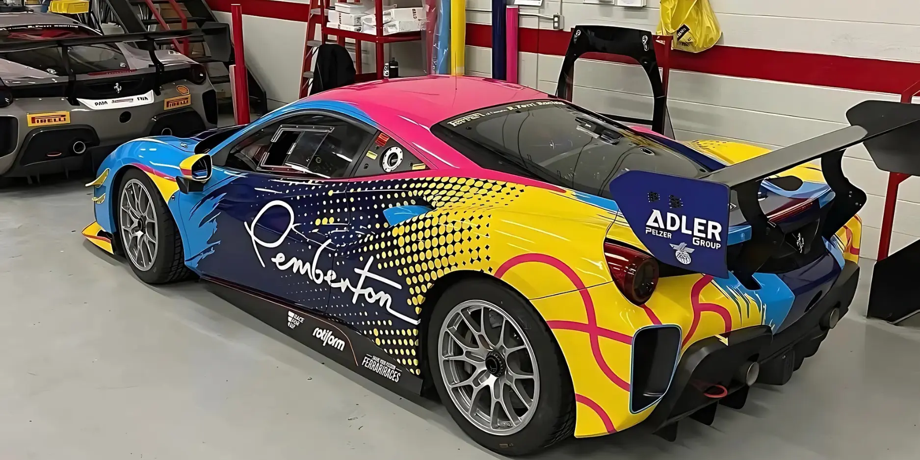 FERRARI RACE CAR WRAP IN AUCKLAND